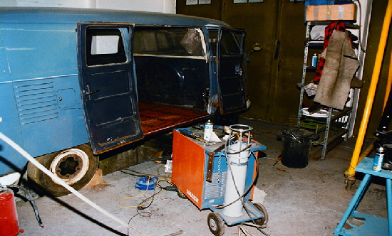 VW Bus T1 Werkstatt